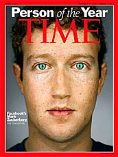 米Time誌／2010最も影響力のあった人：フェイスブックのマーク・ザッカーバーグ氏