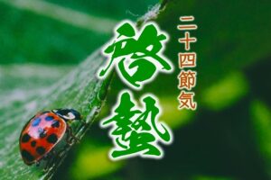 ◆二十四節気◆令和6年（2024）3月5日「啓蟄（けいちつ）」です。◆