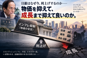 日銀はなぜ今、利上げするのか―物価を抑えて、成長まで抑えてよいのか
